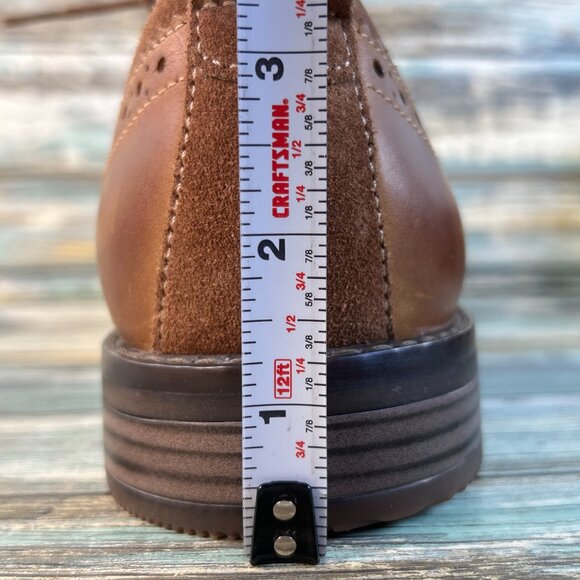 Rockport Derby Dress Shoes Mens 10M Brown Leather Brogue Plain Toe Work Formal main image 2